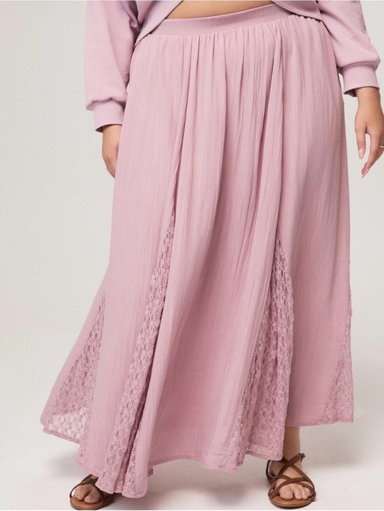 Torrid Dresses & Skirts - Festi Lace Godet Maxi Skirt